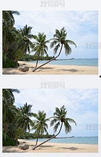 海南三亚背景,热带天堂的碧海蓝天之旅